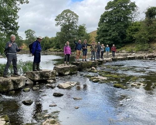 Walking in Swaledale North Yorkshire